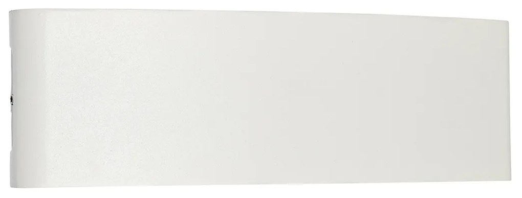 Vonkajšia nástenná lampa biela vrátane LED 10-svetlo IP54 - Silly