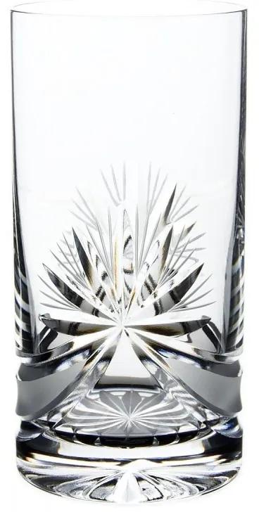 Onte Crystal Bohemia Crystal ručne brúsené poháre na nealko nápoje Mašle 380 ml 2KS