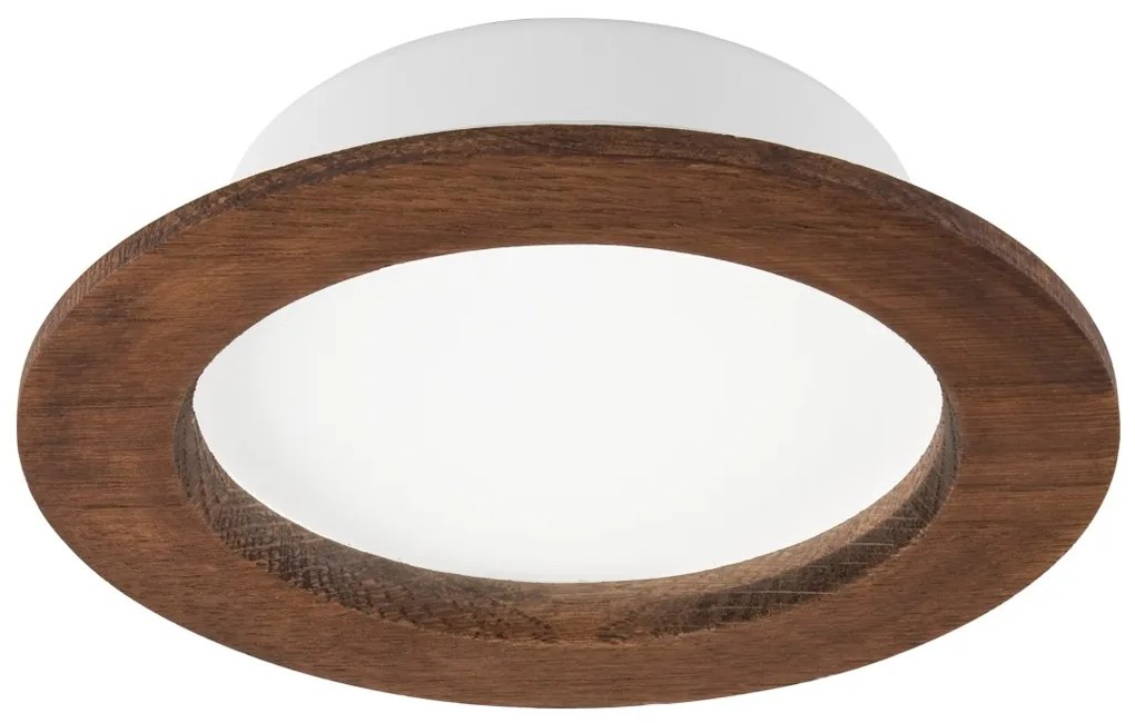 LED Podhľadové svietidlo WOODY SPOT LED/12,5W/230V 4000K čerešňa Ø16 cm