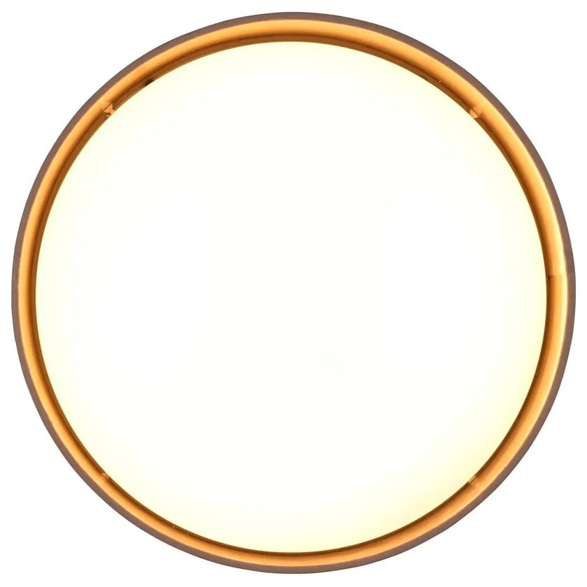 Svetlohnedé LED stropné svietidlo ø 30 cm Locarno – Trio