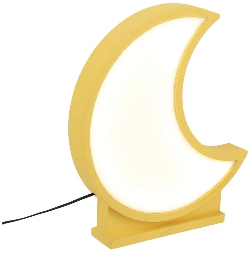 Žltá detská lampička Moon - Candellux Lighting