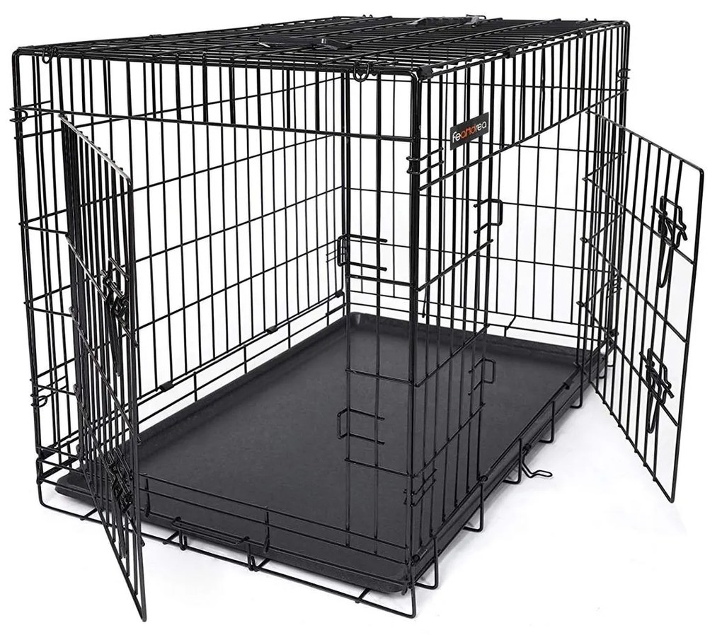 Prepravná klietka pre zvieratá Liwia L 91 cm čierna