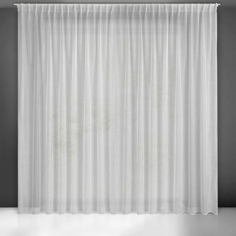 Biela záclona na flex páske BELISSA 300x300 cm