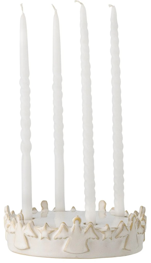 Bloomingville Adventný svietnik Starry White Small
