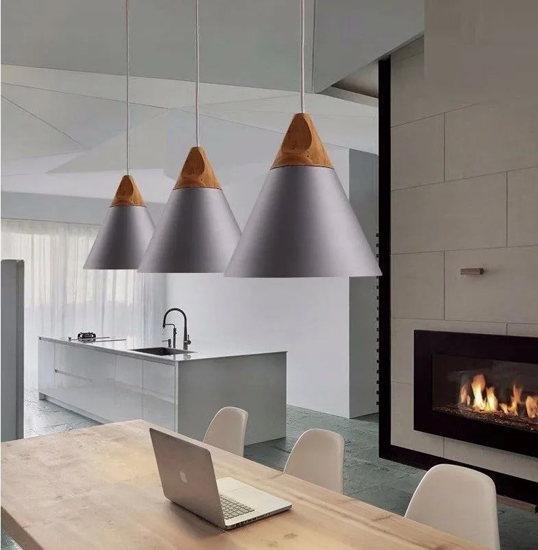 Dekorstudio Retro stropná lampa Loft Scandi C čierna