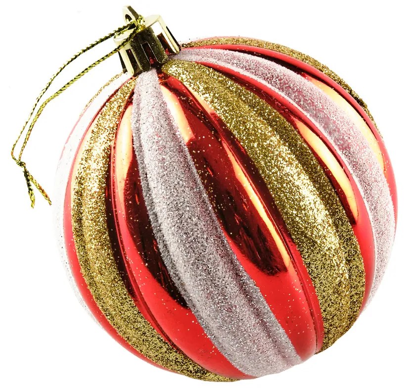 DECOLED Sada ozdob, prům. 8 cm, barevné