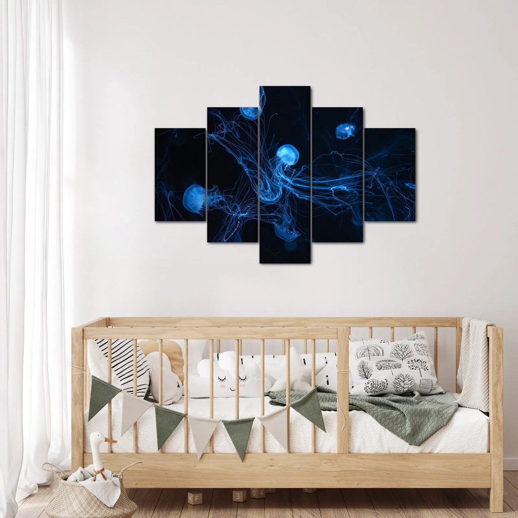 Obraz - Medúzy (150x105 cm)