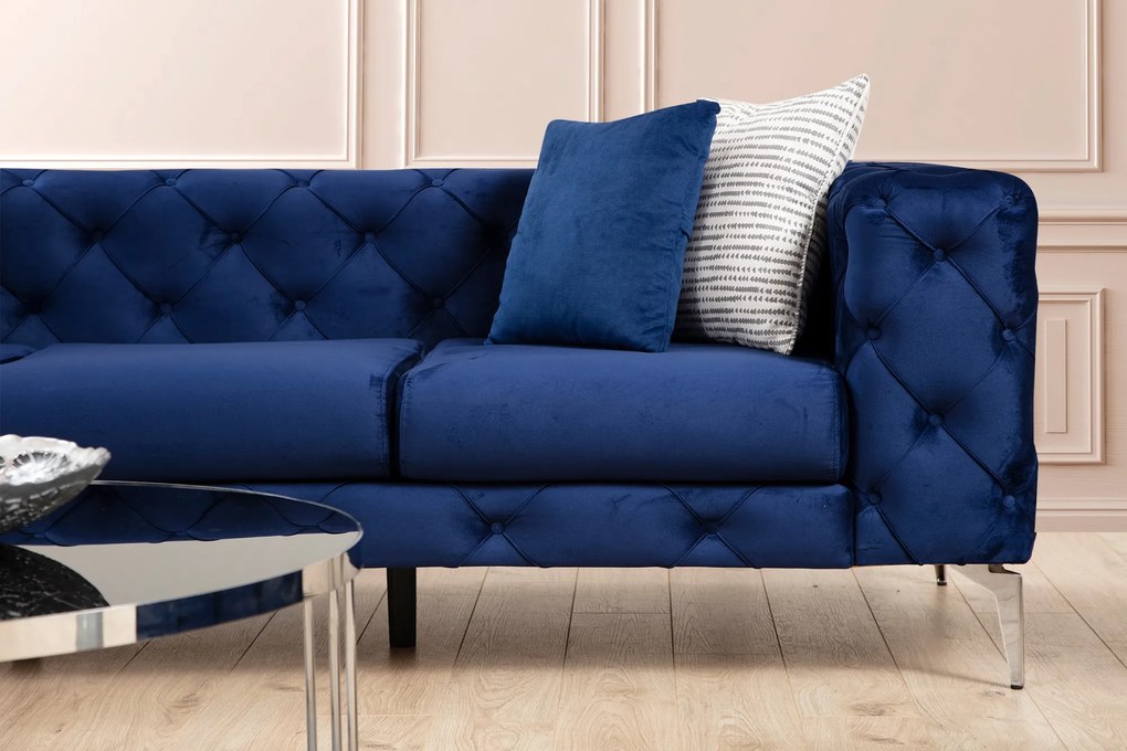 Luxusná dvojmiestna pohovka ComoDeluxe - námornícka modrá