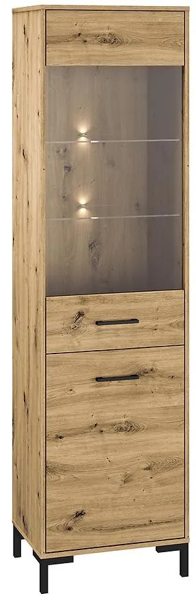 Vitrína Nevio 18 dub artisan