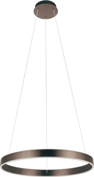 Eglo 33483 - Závesný LED luster ALCAZABA na lane, 2× LED 18 W, 230 V, 3000 K, priemer 55 cm, bronzový