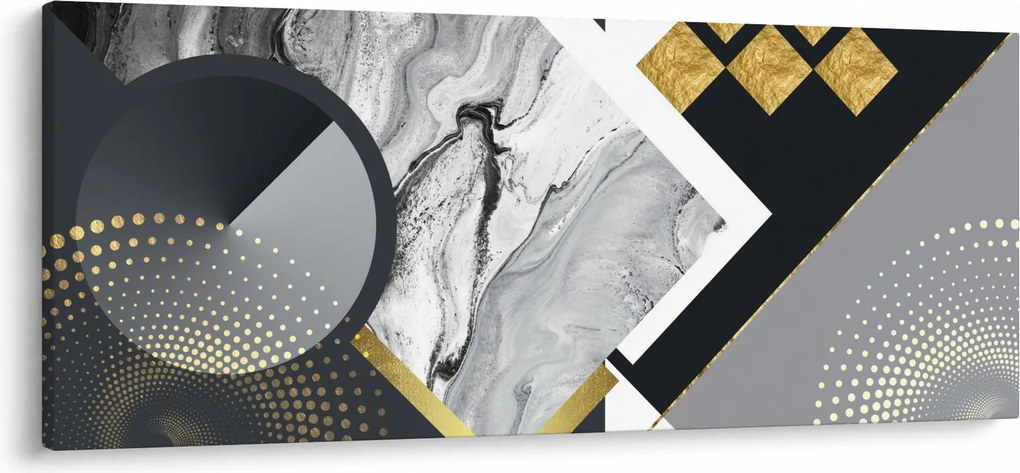 Obraz - Texturoavná koláž (120x50 cm)