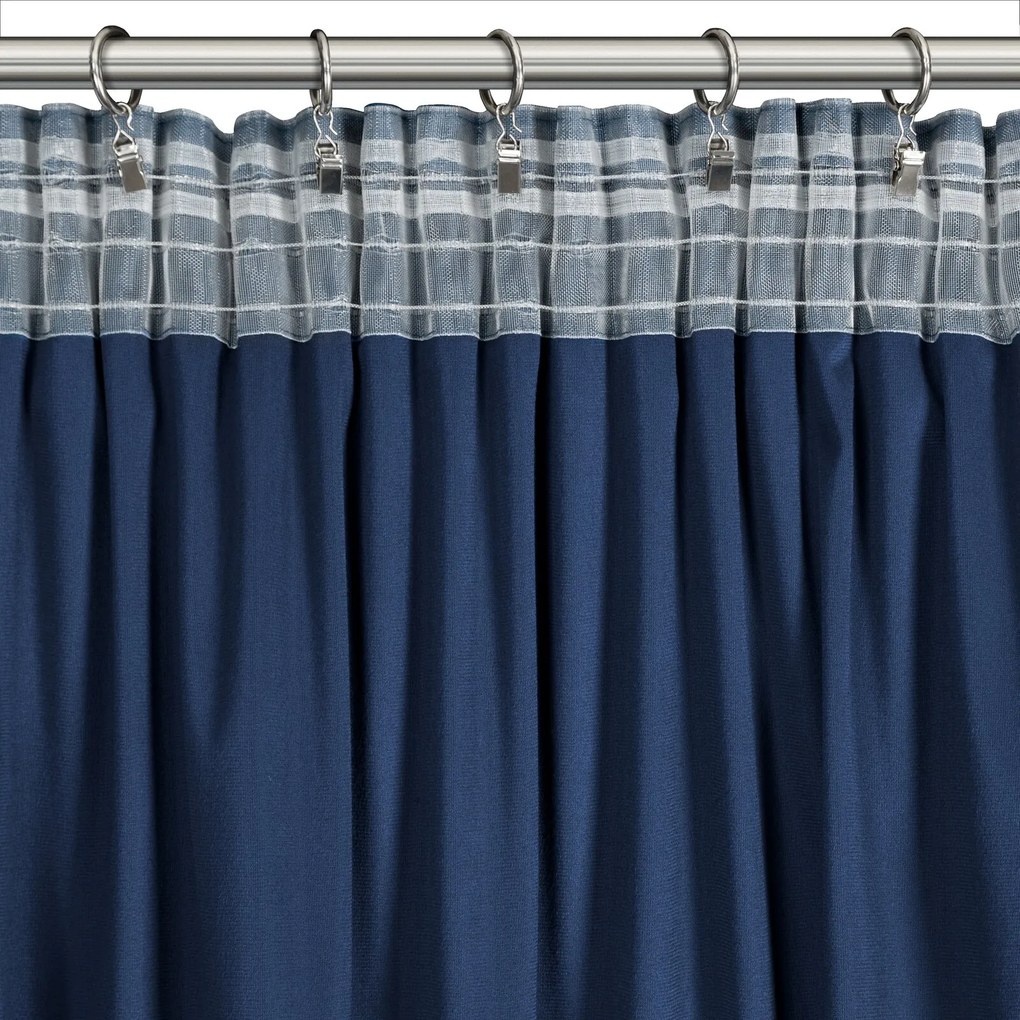 ZATEMŇOVACÍ ZÁVES NA PÁSKE CARLI 140X250 CM TMAVOMODRÁ