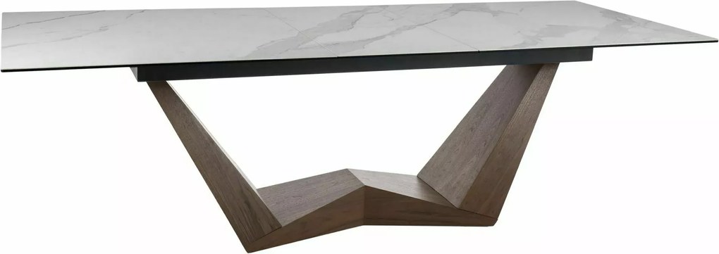 SI Keramický stôl Bonucci Statuario Venato