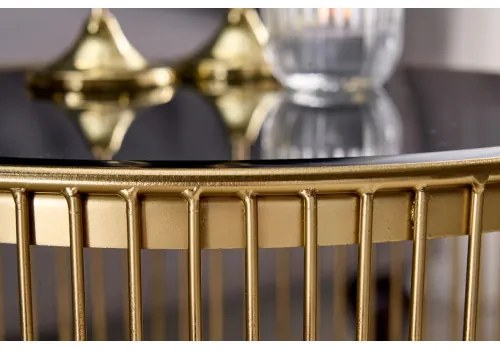 Konferenčný stôl Variation 43233 Ø80cm Gold - Komfort-nábytok