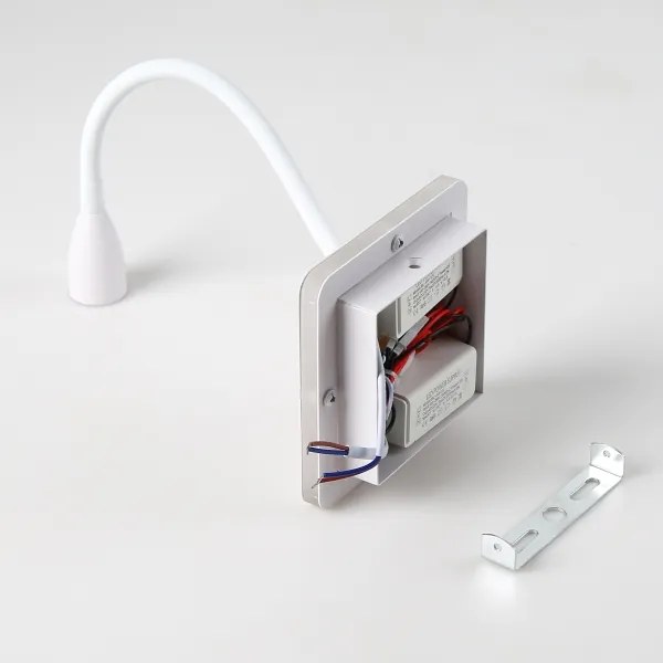 Brilagi - LED Flexibilná nástenná lampa MAYA Double LED/4W/230V + LED/3W biela