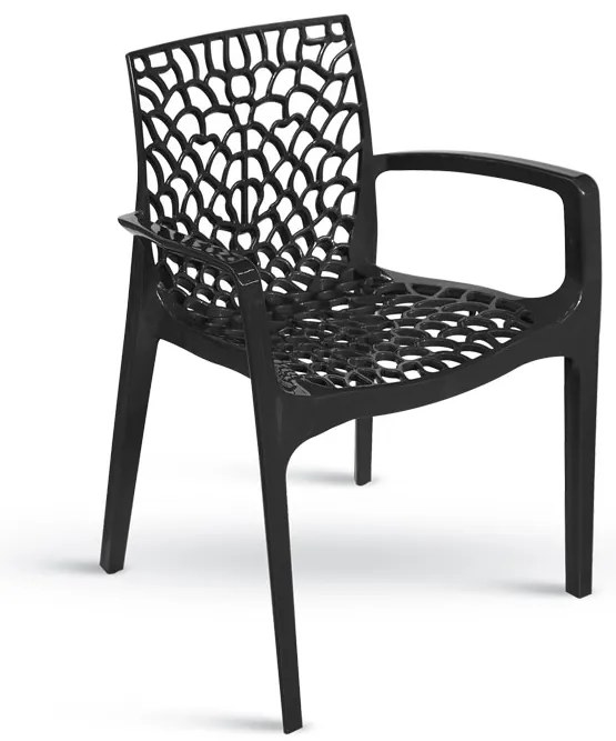 Stima Plastové kreslo GRUVYER Vyberte odtieň ->: Arancio - Oranžová