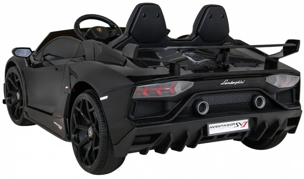 Lamborghini SVJ DRIFT pre 2 deti Black + funkcia Drift + Diaľkové ovládanie + MP3 LED + Free Start