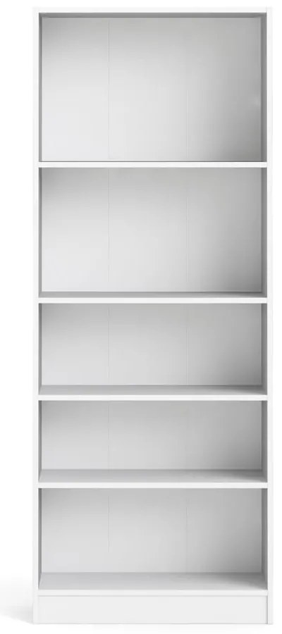 Biela knižnica Tvilum Basic, 79 x 203 cm