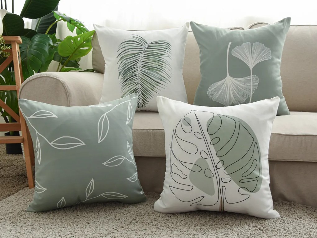XPOSE® Set obliečok na vankúš GARDENA 43x43 cm - 4ks