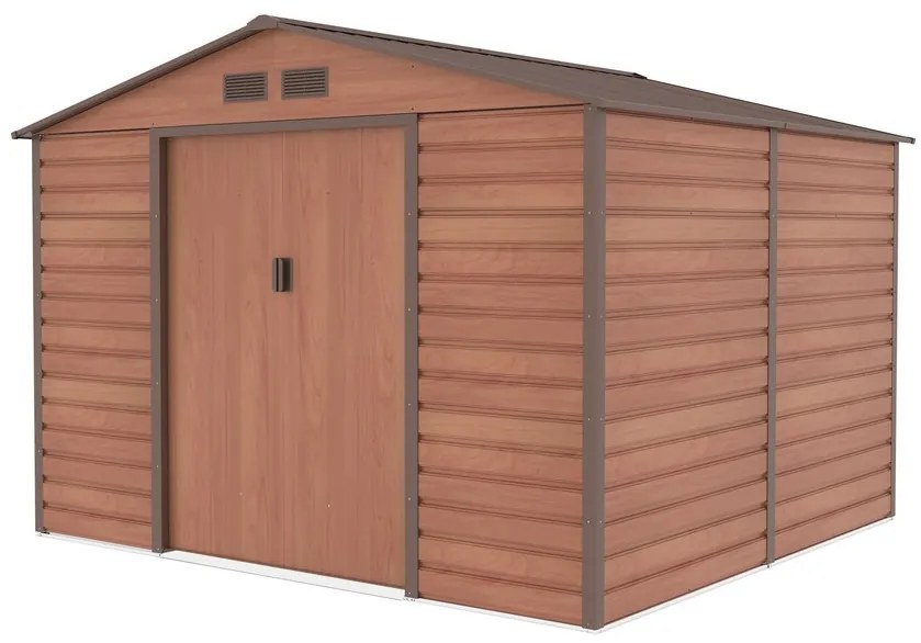 Záhradný domček G21 GAH 706 - 277 x 255 cm, hnedý 63900554