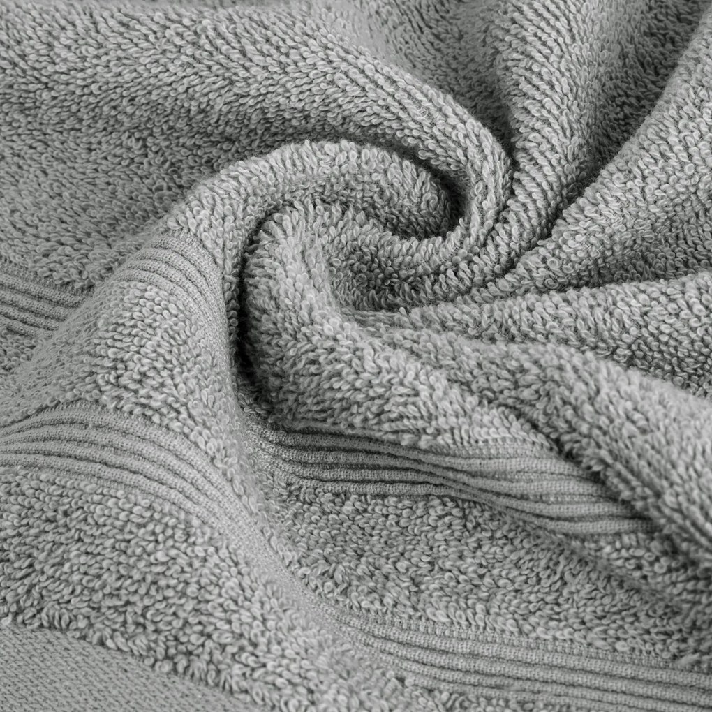 BAVLNENÝ UTERÁK ALINE SADA 6KS 30X50 CM STRIEBORNÁ