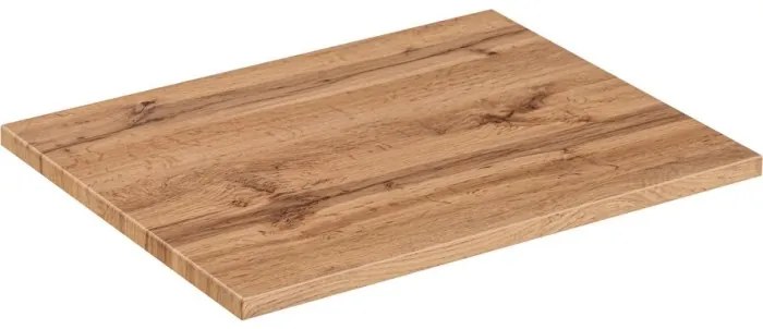 Závěsná skříňka Casad Smile s deskou a umyvadlem 60 cm bílá/dub wotan