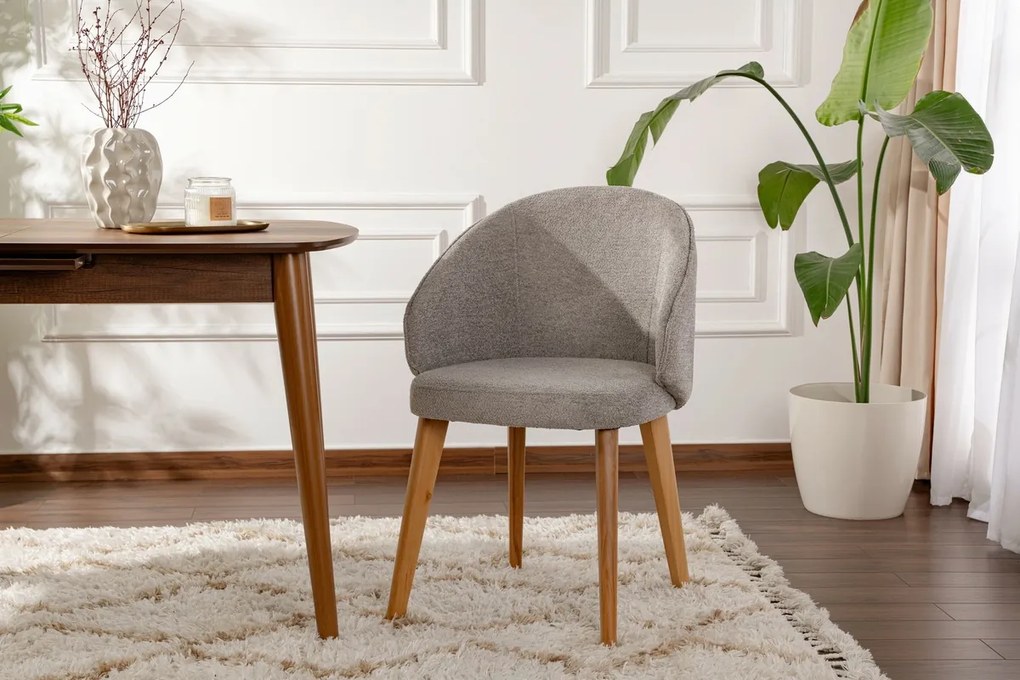 Súprava jedálenských stoličiek Bentley Grey and Light Oak, 2 ks