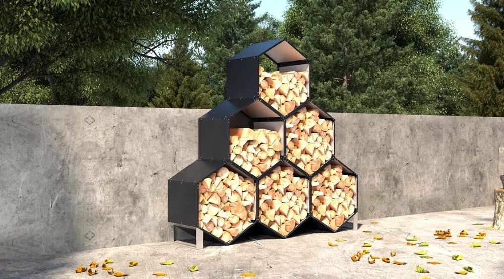 Držiaky k drevníku ÚĽ - 2 ks Rojaplast