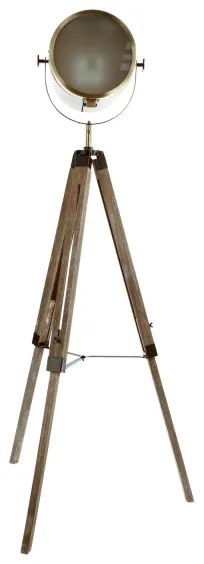 Atmosphera - Stojacia lampa EBOR 1xE27/25W/230V borovica/mosadz