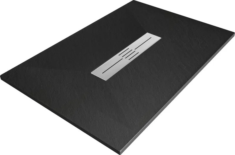 Mexen Toro obdĺžniková sprchová vanička SMC 100 x 70 cm, čierna - 43707010