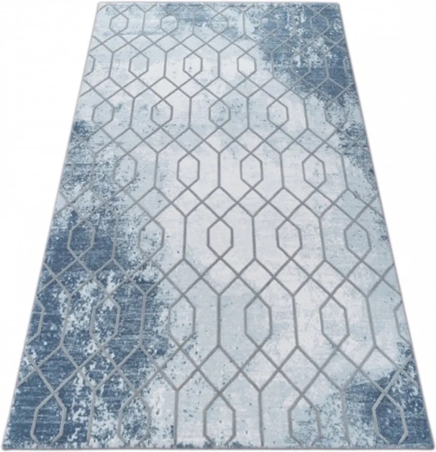 Luxusný kusový koberec akryl Henry modrý, Velikosti 120x180cm