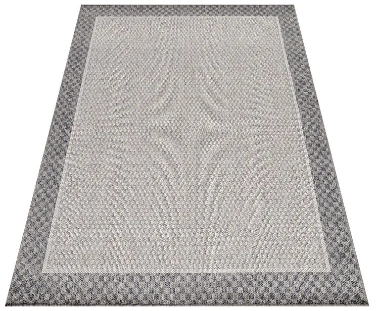 Ayyildiz, Kusový koberec Aruba 4905 cream – na von aj na doma, 200x290, šedá, chodba / predsieň