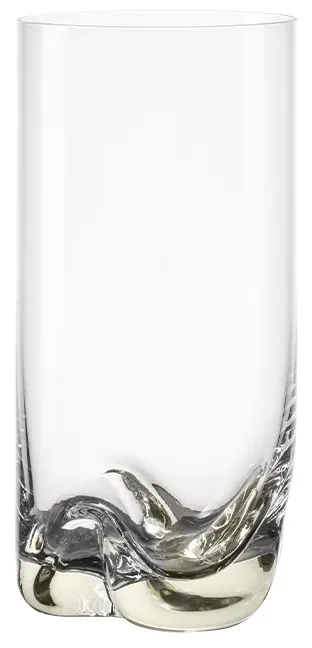 Poháre s béžovým dnom Long drink 350 ml set 6 ks - Anno Glas Lunasol Color - 322126