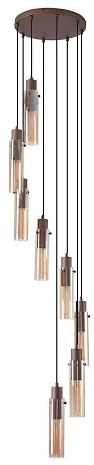 Searchlight 88920-8MO - Závesný luster na lanku SWEDEN 8xE27/60W/230V