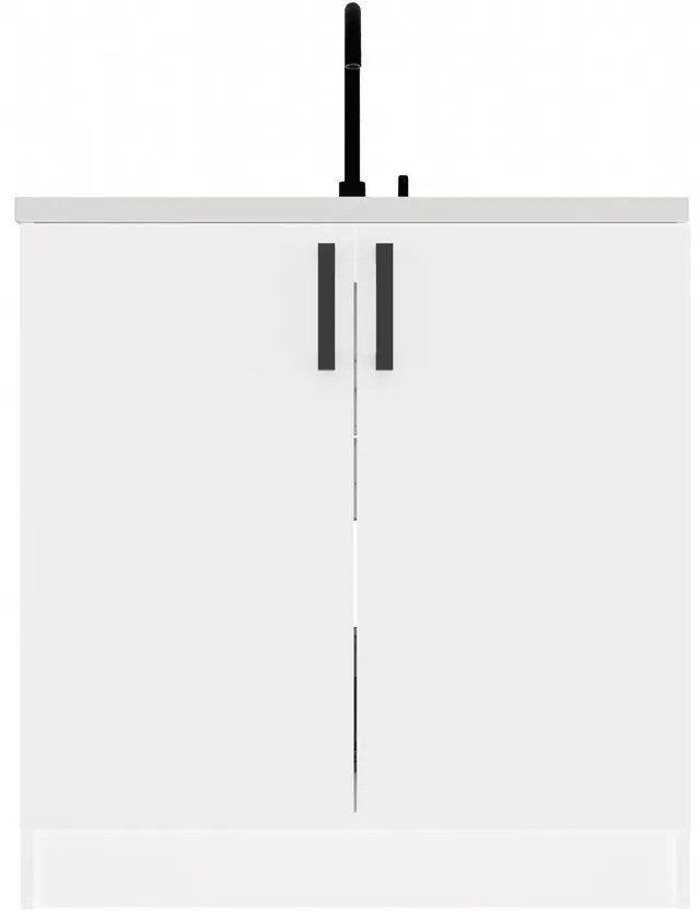 Kuchynská skrinka pod drez Dolan 80 cm biela