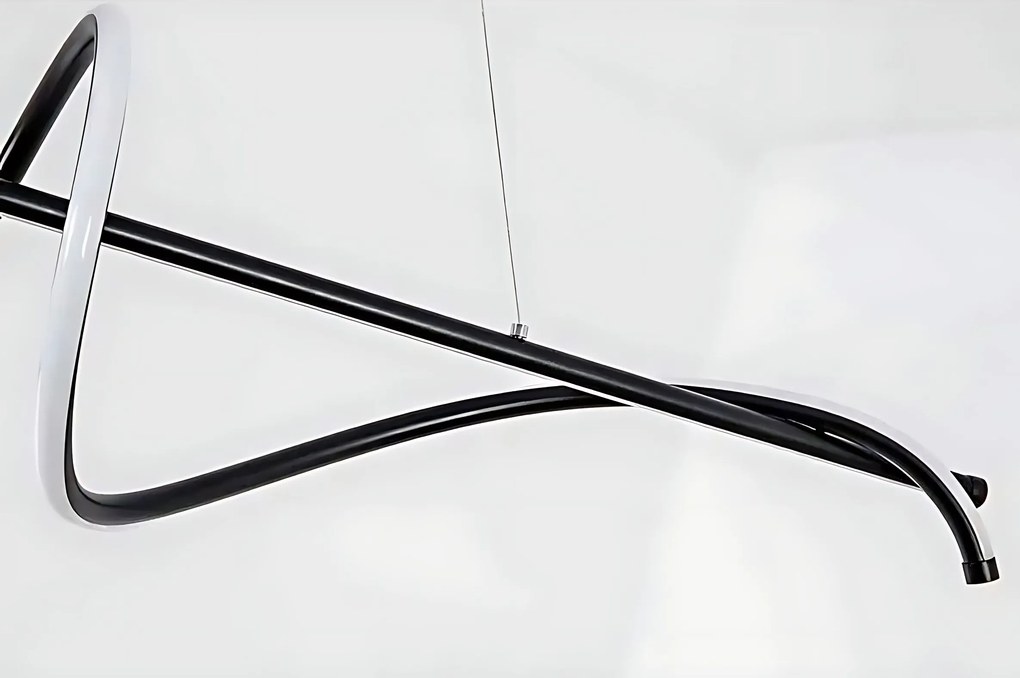 Toolight Toolight, LED stropné svietidlo 120cm, 50W, 3000K, LHJ023-CP, čierna matná, OSW-50011