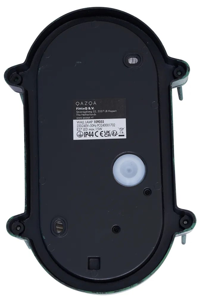 Vonkajšie nástenné svietidlo zelené oválne IP44 - Noutica