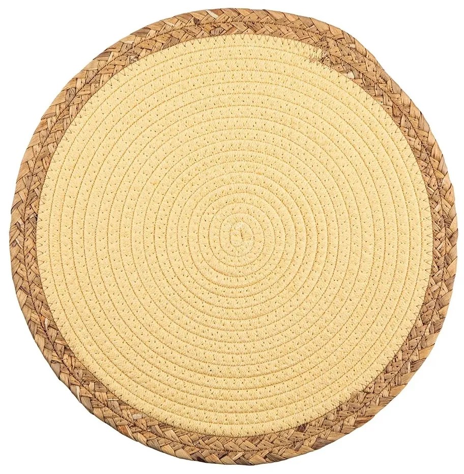 Altom Bavlnené prestieranie pr. 38 cm, žltá