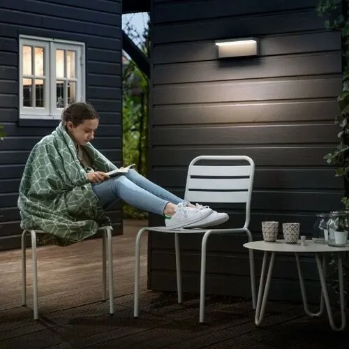 Philips Bustan UltraEfficient vonkajšie nástenné LED svietidlo 3,8 W 4000K, antracit