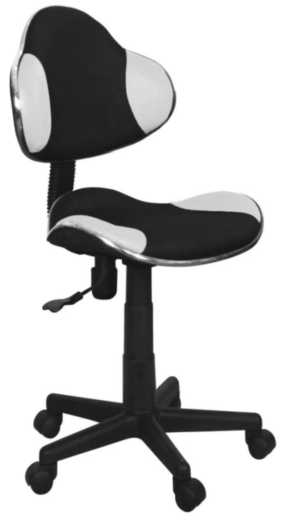 SI Kancelárska stolička Eda - čierna/biela