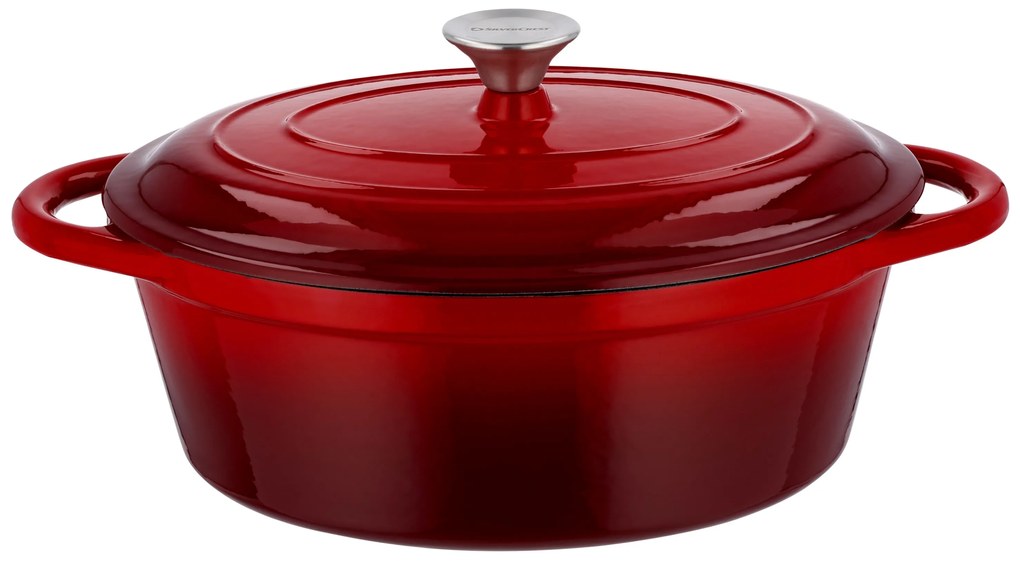 Silvercrest® Liatinový pekáč, 4,8 l (červená) (100393103)
