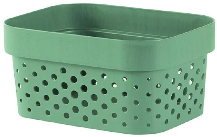 Úložný box zdobený  Infinity recyklovaný 1,4l zelený 252510