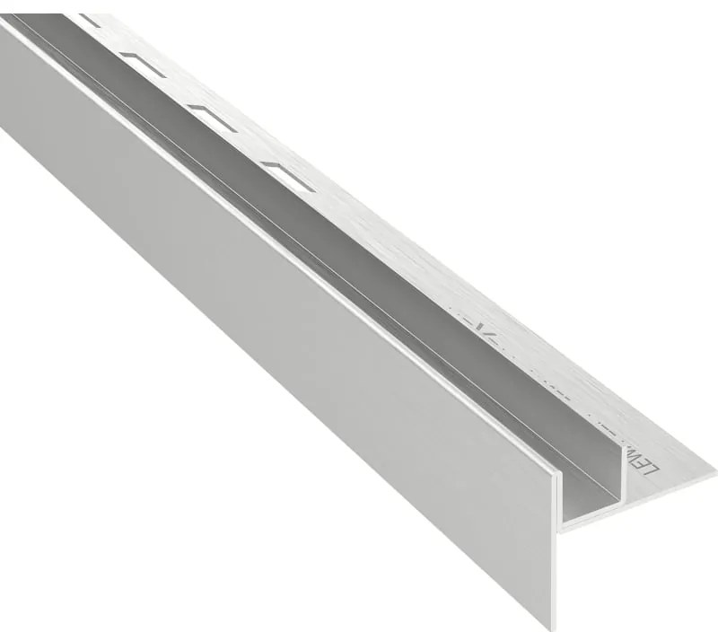 Mexen Line-B lišta na sklo 180 cm ľavá, brúsená oceľ, 181004180L