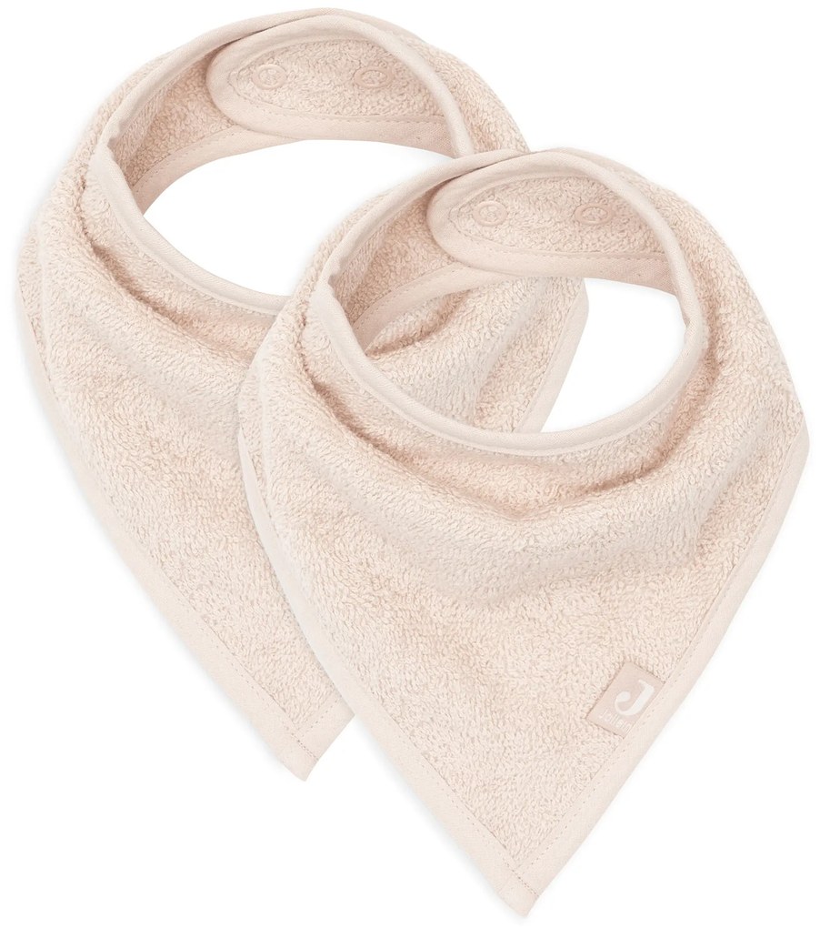 Podbradník bandana 2ks Pale Pink