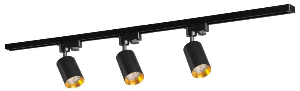 Bodové svietidlo do lištového systému MARIBEL 3xGU10/10W/230V +1 m lištový systém