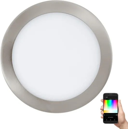 Eglo 33317 - LED RGBW stmievateľné zapustené stropné svietidlo FUEVA-C LED/15,6W/230V pr. 22,5 cm