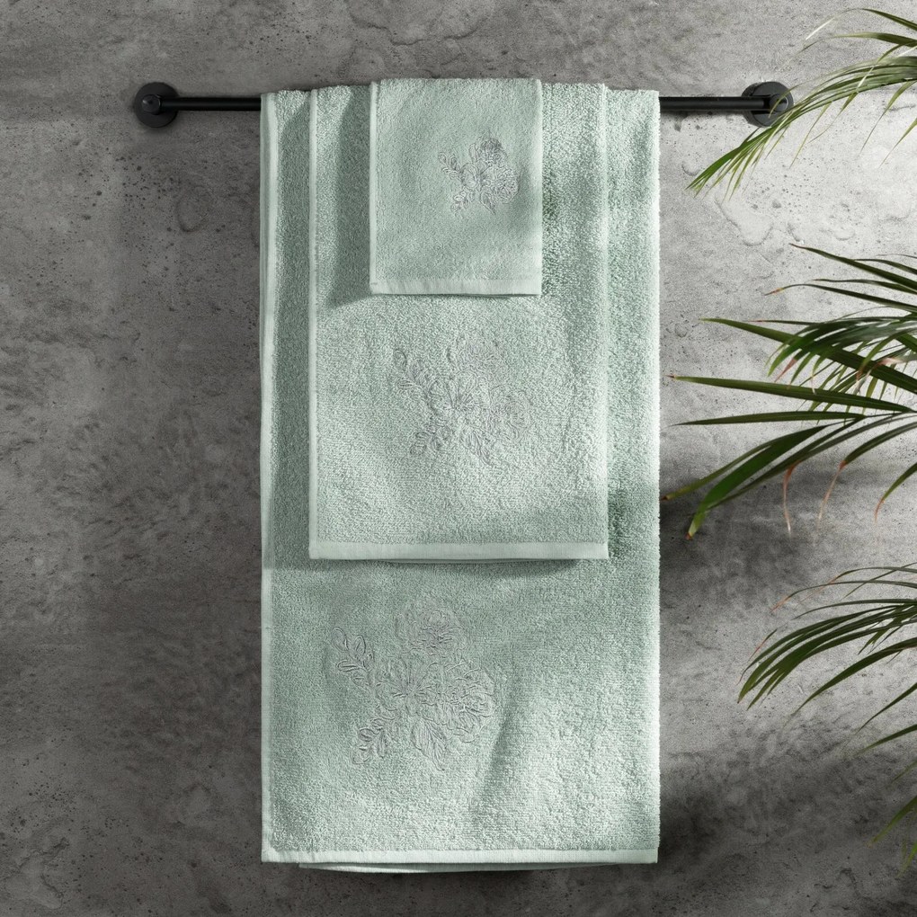 FROTÉ UTERÁK MELANI SADA 1KS 30X50 CM, 1KS 50X90 CM, 1KS 70X140 CM TMAVOMÄTOVÁ