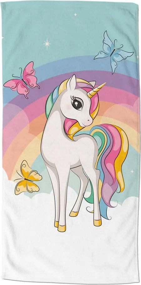 Detská zamatová plážová osuška 75x150 cm Dash – Good Morning