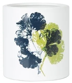 Porcelánový Kvetináč M jeseň M: 13 × 14 cm, L: 16 × 17 cm