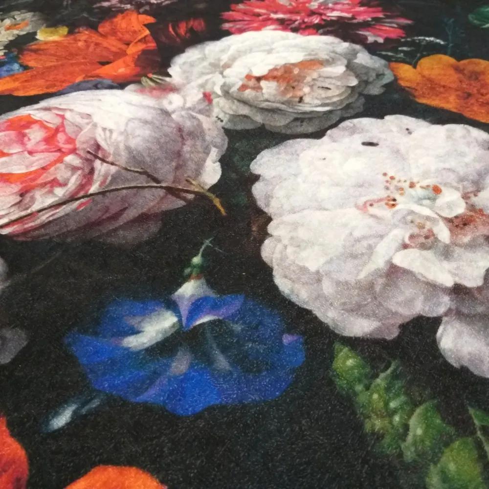 Protišmykový koberec s očarujúcim kvetinovým motívom Šírka: 80 cm | Dĺžka: 150 cm